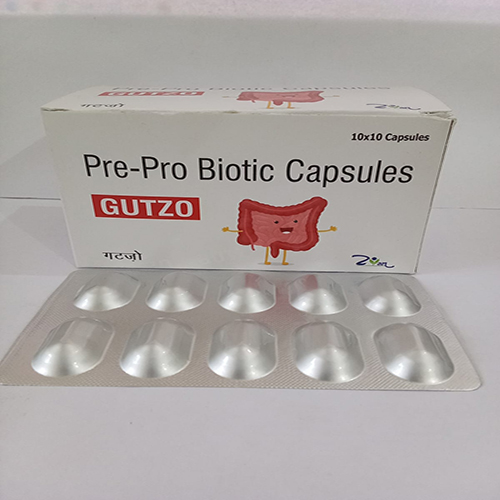 Product Name: GUTZO, Compositions of GUTZO are Pre-Pro Biotic Capsules - Arlig Pharma