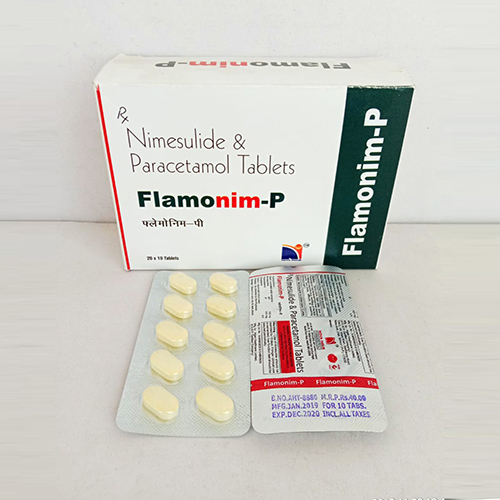 Product Name: Falmonim P, Compositions of Falmonim P are Nimusilide & Paracetanol Tablets - Nova Indus Pharmaceuticals