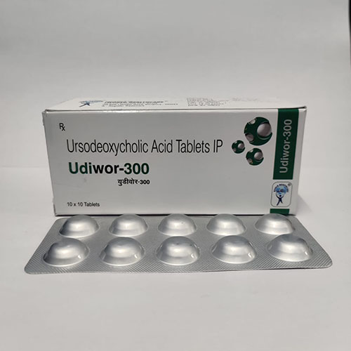 Product Name: Udiwor 300, Compositions of Udiwor 300 are Ursodeoxycholic Acid Tablets IP - WHC World Healthcare