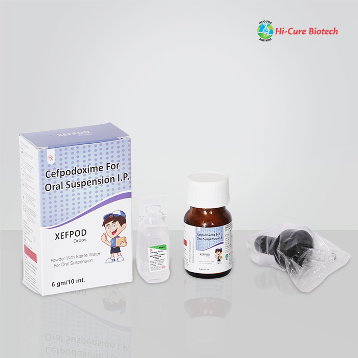 Product Name: XEFPOD DROPS, Compositions of XEFPOD DROPS are CEFPODOXIME 25 MG DROPS - Reomax Care