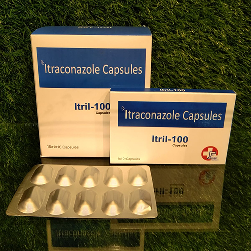 Product Name: Itril 100, Compositions of Itril 100 are Itraconazole Capsules  - Crossford Healthcare