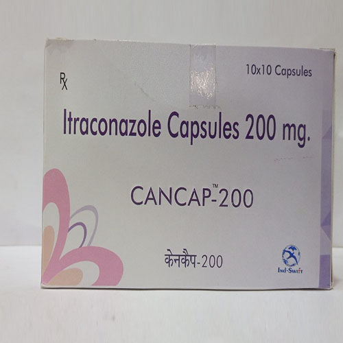 Product Name: Cancap 200, Compositions of Cancap 200 are Itraconazole Capsules 20 MG - Yazur Life Sciences