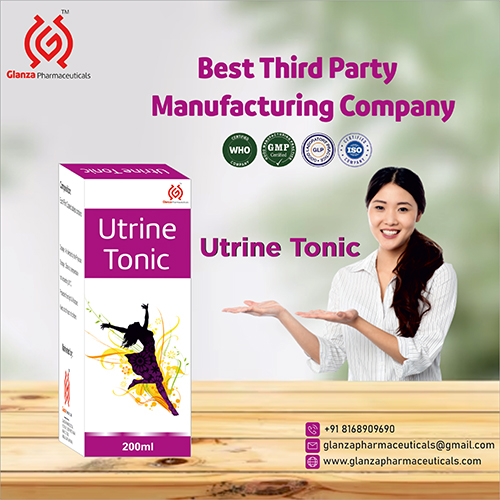 Product Name: Utrine Tonic, Compositions of Utrine Tonic are Ayurvedic Proprietary Medicine - Glanza Pharmaceuticals