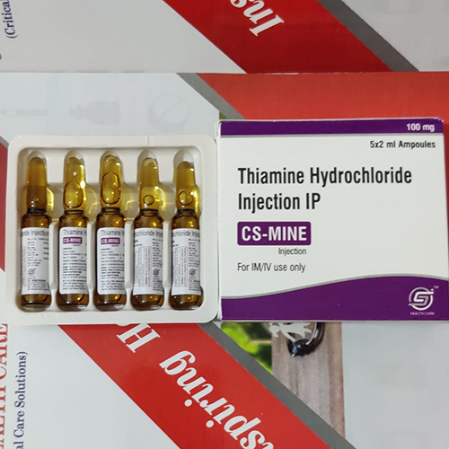 Product Name: CS MINE, Compositions of CS MINE are Thiamine Hydrochloride Injection IP - C.S Healthcare