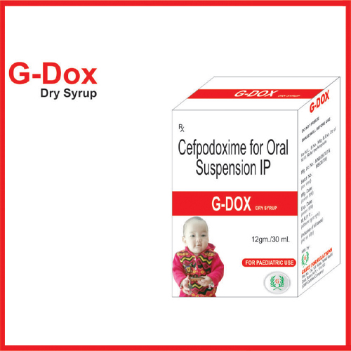 Product Name: G Dox, Compositions of G Dox are Cefpodoxime Proxetil Oral Suspension IP - Greef Formulations