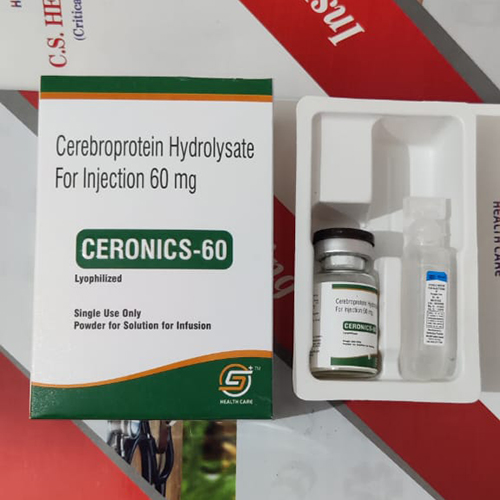 Product Name: CERONICS 60, Compositions of CERONICS 60 are Cerebroprotein Hydrolysate For Injection 60 mg - C.S Healthcare