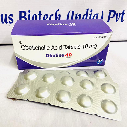 Product Name: Obefine 10, Compositions of Obefine 10 are Obeticholic Acid - Janus Biotech