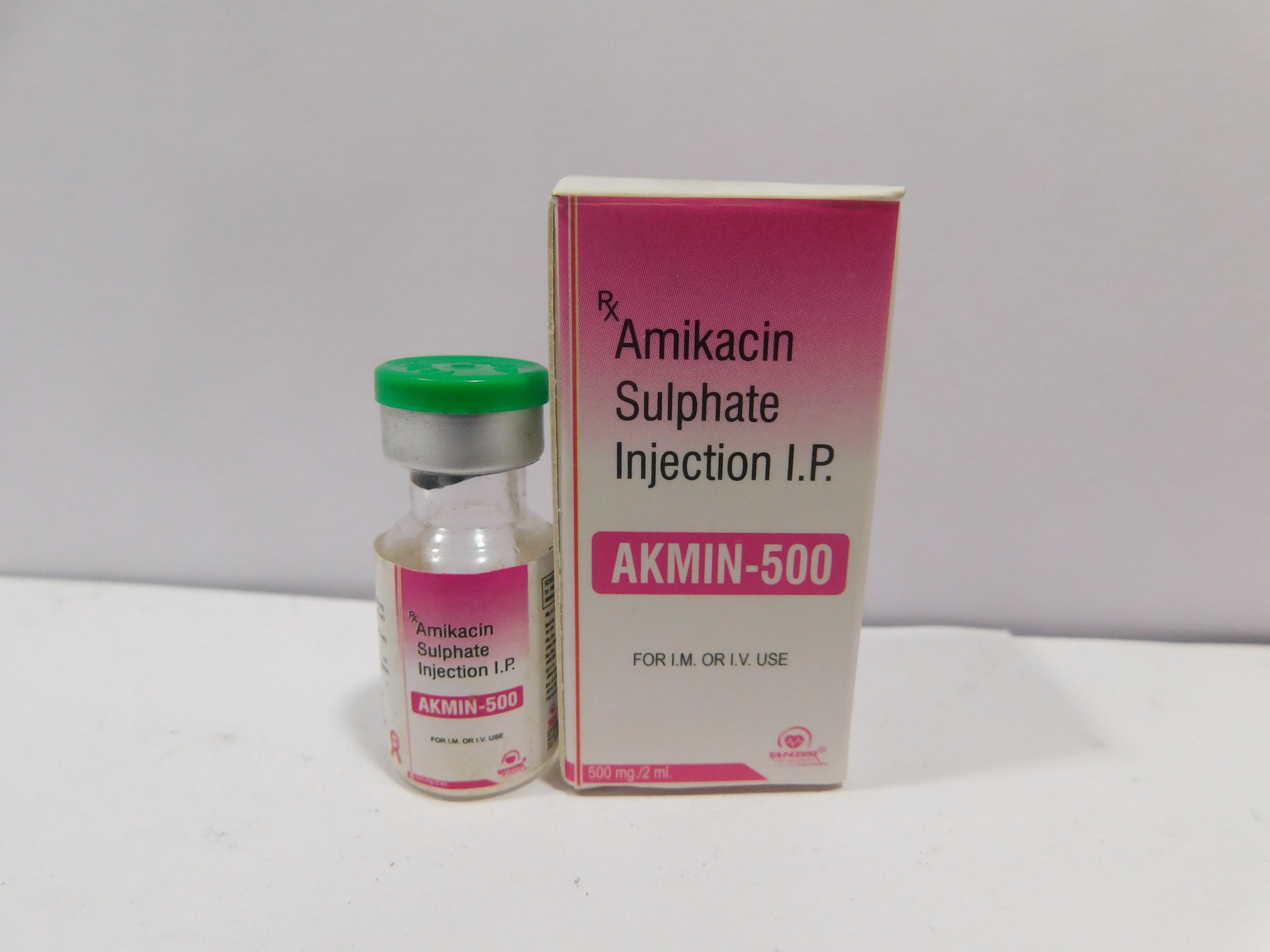 Product Name: AKMIN 500, Compositions of AKMIN 500 are Amikacin Sulphate injection I.P - Tanzer Lifecare Private Limited