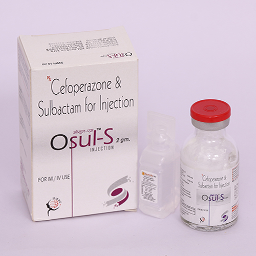 Product Name: OSUL S, Compositions of are Cefuperazone & Sulbactam For Injection - Biomax Biotechnics Pvt. Ltd