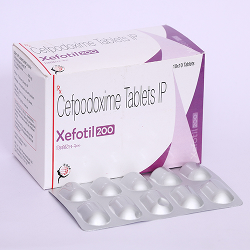 Product Name: XEFOTIL  200, Compositions of XEFOTIL  200 are Cefpodoxime Tablets IP - Biomax Biotechnics Pvt. Ltd