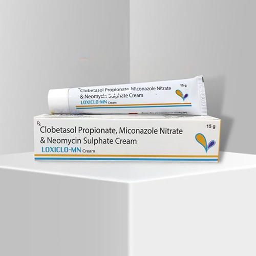 Product Name: Loxiclo MN, Compositions of Loxiclo MN are Clobestol propionate, Miconazole Nitrate and Neomycin sulphate  Cream - Velox Biologics Private Limited