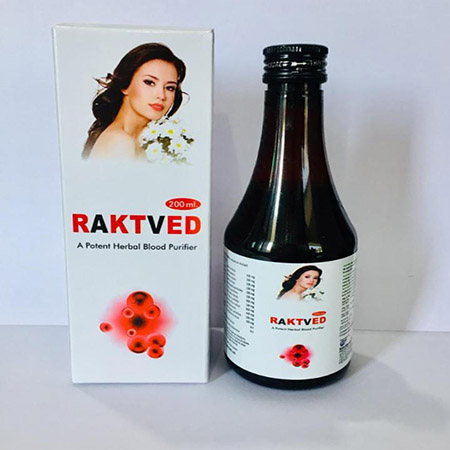 Product Name: Raktved, Compositions of Raktved are A Potent Herbal Blood Purifier - Medilente Pharma Private Limited