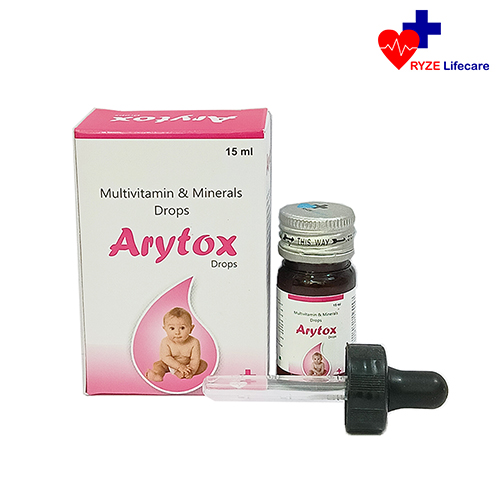 Product Name: ARYTOX DROPS, Compositions of ARYTOX DROPS are Multivitamin & Minerals Drops - Ryze Lifecare
