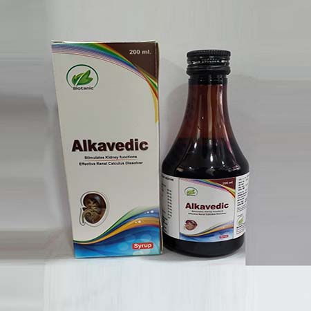 Product Name: Alkavedic, Compositions of Alkavedic are Stimulates Kidney Functions Effective Renal Calculus Dissolver - Biotanic Pharmaceuticals