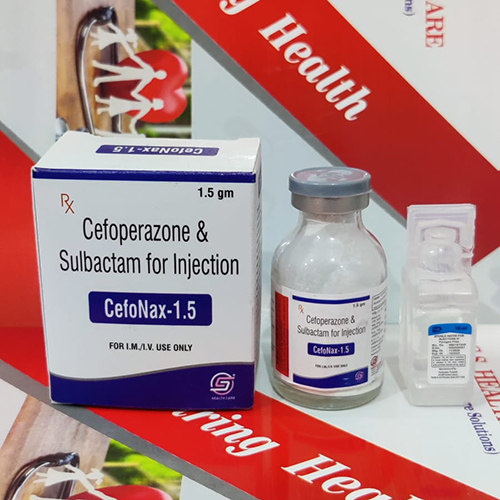 Product Name: CEFONAX 1.5, Compositions of CEFONAX 1.5 are Cefoperazone & Sulbactam for Injection - C.S Healthcare