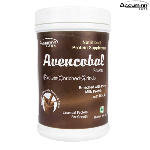 Product Name: Avencobal, Compositions of Avencobal are Nutritional Protein Supplement - Accuminn Labs