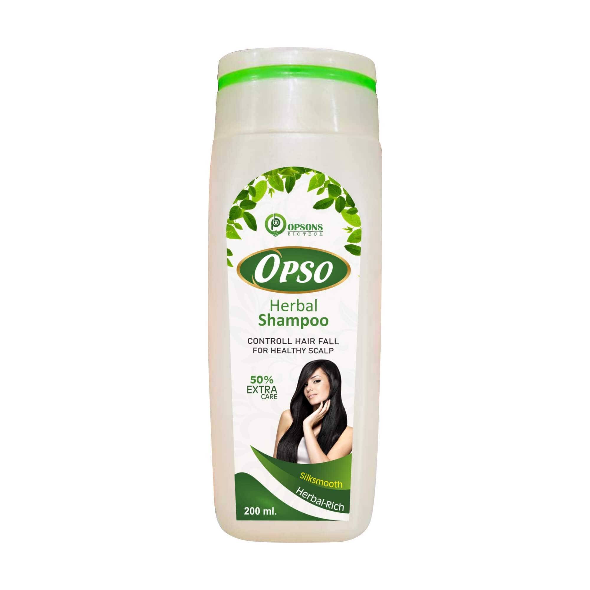 Product Name: Opso Shampoo, Compositions of Opso Shampoo are Control Hair fall For Healthy Scalp - Opsons Biotech
