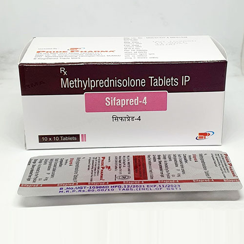Product Name: Sifapred 4, Compositions of Sifapred 4 are Methylcobalamin Tablets IP - Pride Pharma