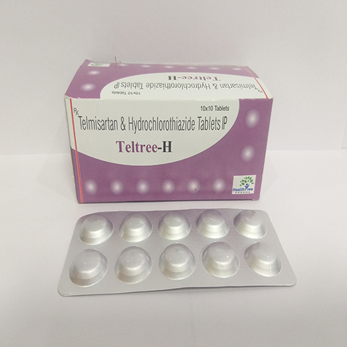 Product Name: Teltree H, Compositions of are Telmisartan  & Hydrochlorothiazide Tablets IP - Healthtree Pharma (India) Private Limited