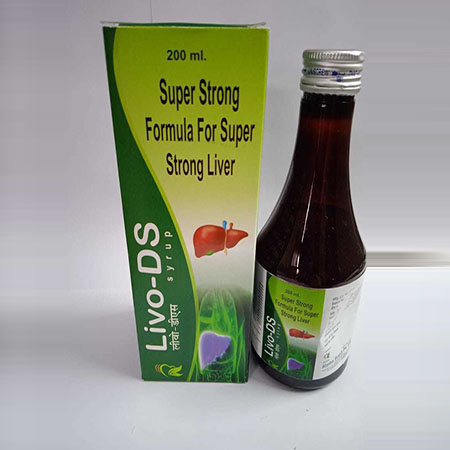 Product Name: Livo DS, Compositions of Livo DS are Super Strong Formula for Super Strong Liver - Rhythm Biotech Private Limited