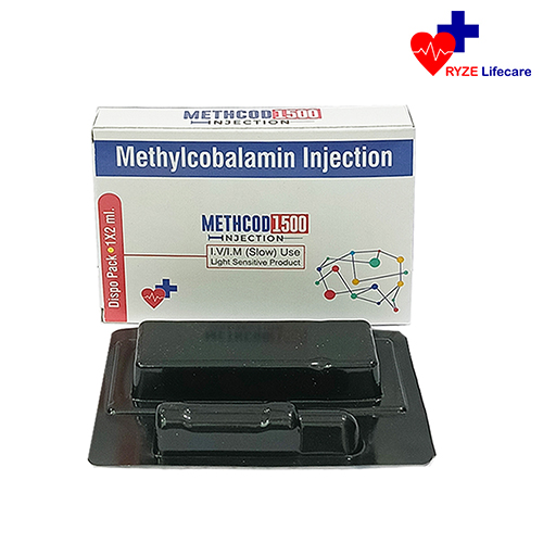 Product Name: METHCOD 1500, Compositions of METHCOD 1500 are Methylcobalamin Injection  - Ryze Lifecare
