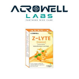 Product Name: Z Lyte, Compositions of Z Lyte are Dextrose With Vitamin C & Zinc Powder - Acrowell Labs Private Limited