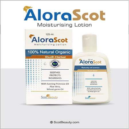 Product Name: Alorascot, Compositions of Alorascot are Moisturising Lotion - Scothuman Lifesciences