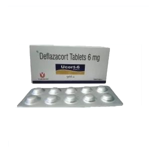 Product Name: Ucort 6, Compositions of Ucort 6 are 6mg Deflazacort Tablets - Unigrow Pharmaceuticals