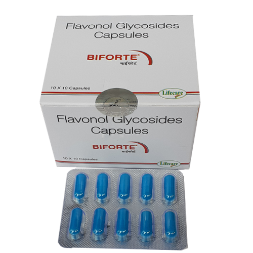Product Name: Biforte, Compositions of Biforte are Flavonol Glycosides Capsules - Lifecare Neuro Products Ltd.