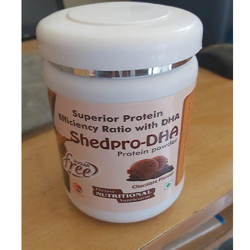 Product Name: Shedpro DHA, Compositions of Shedpro DHA are PROTEIN POWDER DHA - Shedwell Pharma Private Limited
