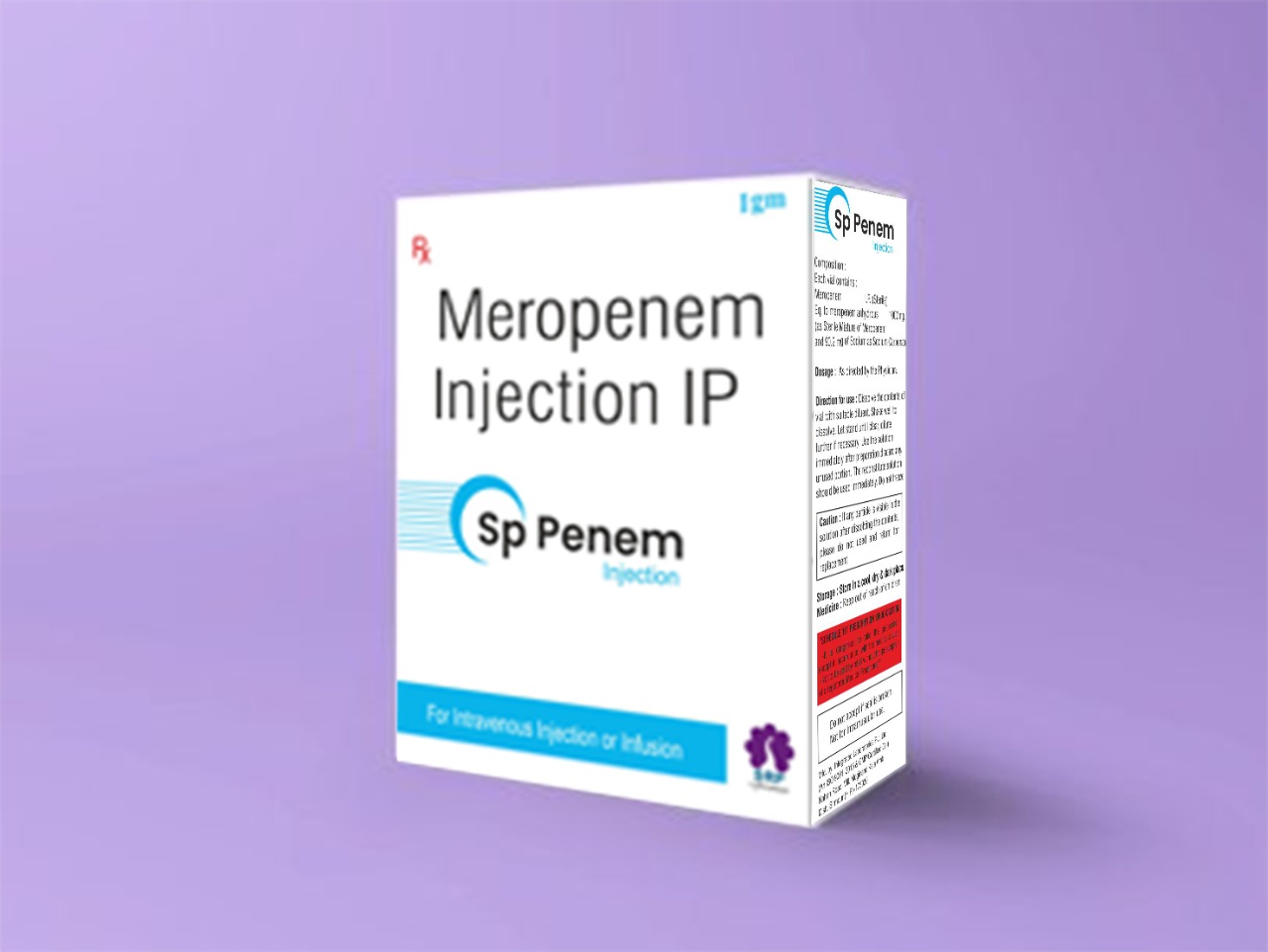 Product Name: sp penem , Compositions of sp penem  are meropenem injecton - Cynak Healthcare