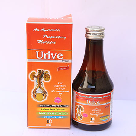 Product Name: Urive, Compositions of are An Ayurvedic Propietary Medicine - Eviza Biotech Pvt. Ltd