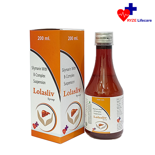 Product Name: Lolasliv Syrup, Compositions of are Silymarin With B - Complex Syrup - Ryze Lifecare