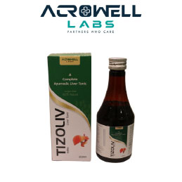 Product Name: Tizoliv, Compositions of Tizoliv are A Complete Ayurvedic Liver Tonic - Acrowell Labs Private Limited