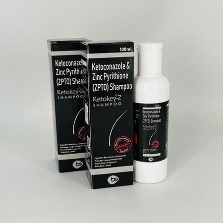 Product Name: Ketokey Z, Compositions of are Ketoconazole & Zinc Pyrithione (ZPTO) Shampoo - Biodiscovery Lifesciences Pvt Ltd