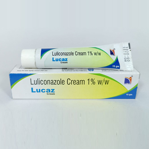 Product Name: Lucaz, Compositions of Lucaz are Luliconazole Cream 1% w/w - Nova Indus Pharmaceuticals