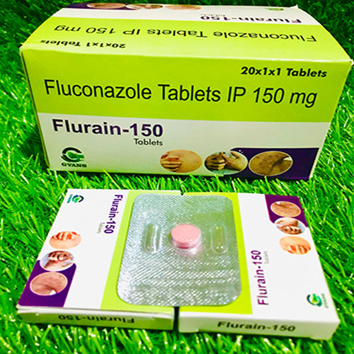 Product Name: Flurain 150, Compositions of Flurain 150 are Fluconazole - Gvans Biotech Pvt. Ltd