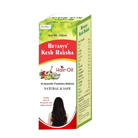 Product Name: Kesh Raksha, Compositions of Kesh Raksha are An Ayurvedic Proprietary Medicine - Betasys Healthcare Pvt Ltd
