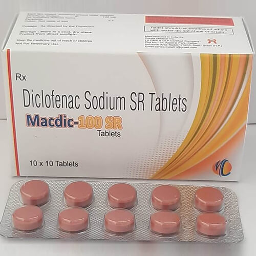 Product Name: Macdic, Compositions of Macdic are Diclofenac Sodium SR Tablets - Macro Labs Pvt Ltd