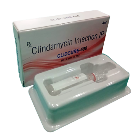 Product Name: CLIDVURE 600, Compositions of CLIDVURE 600 are Clinadamycin Injection IP - Itelic Labs
