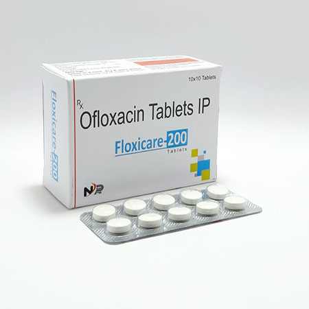 Product Name: Floxicare 200, Compositions of Floxicare 200 are Ofloxacin Tablets Ip - Noxxon Pharmaceuticals Private Limited
