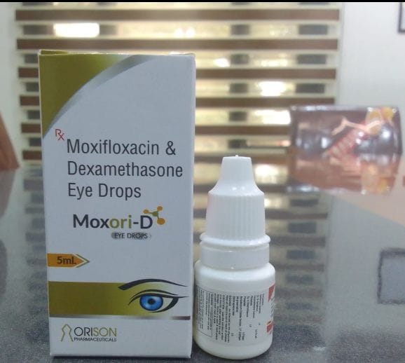 Product Name: Eye drop , Compositions of Eye drop  are Moxifloxacin & Dexamethasone - Orison Pharmaceuticals