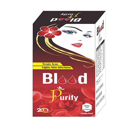 Product Name: Blood Purify, Compositions of Blood Purify are Blood Purifier, Skin Disorders Syrup - Betasys Healthcare Pvt Ltd