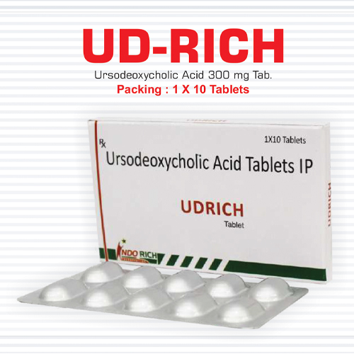 Product Name: Ud Rich, Compositions of Ud Rich are Ursodeoxycholic Acid  Tablets IP - Pharma Drugs and Chemicals