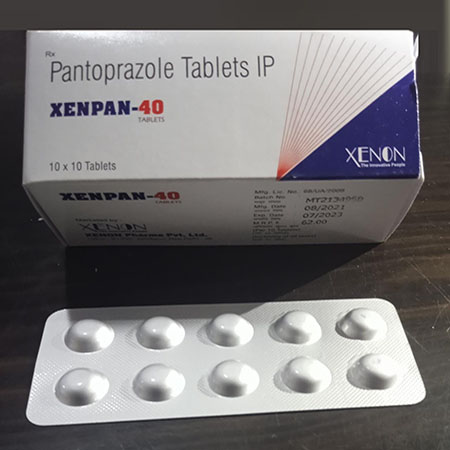 Product Name: Xenpan 40, Compositions of Xenpan 40 are Pantoprazole Tablets  Ip - Xenon Pharma Pvt. Ltd