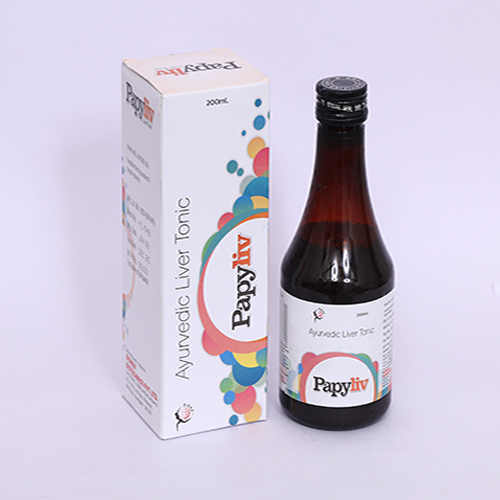 Product Name: PAPYLIV, Compositions of PAPYLIV are Ayurvedic Liver Tonic - Biomax Biotechnics Pvt. Ltd