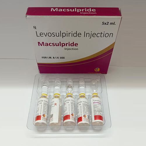 Product Name: Macsulpiride, Compositions of Macsulpiride are Levosulpiride Injection - Macro Labs Pvt Ltd