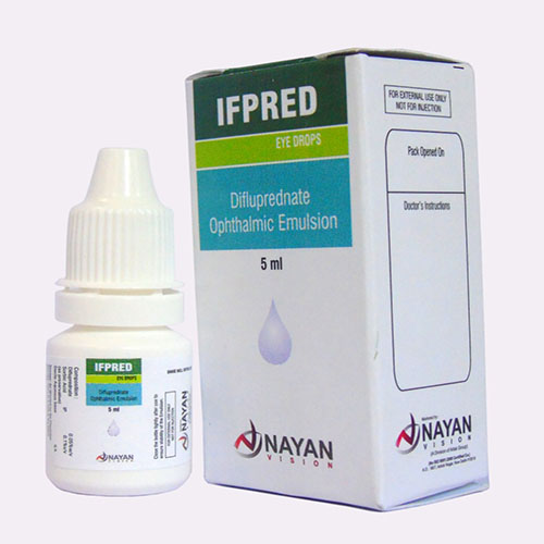 Product Name: Ifpred, Compositions of Ifpred are Difluprednate Opthalmic Emulsoin - Arlak Biotech