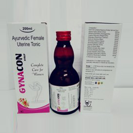 Product Name: Gynacon, Compositions of Ayurvedic Female Uterine Tonic are Ayurvedic Female Uterine Tonic - Oreo Healthcare