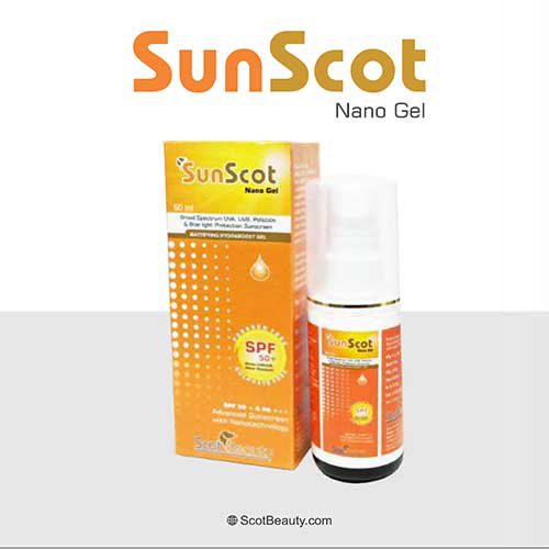 Product Name: Sunscot, Compositions of Sunscot are Nano Gel - Pharma Drugs and Chemicals